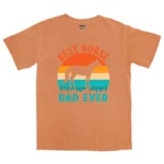 Best Horse Dad EverUnisex Comfort Colors T-shirts