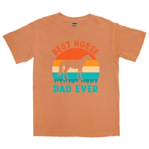 Best Horse Dad EverUnisex Comfort Colors T-shirts