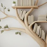 Handcrafted Tree Bookshelf